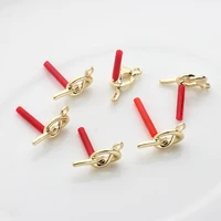 zinc alloy metal 3d simple knot earrings base connectors linkers 916mm 6pcslot for diy earrings jewelry accessories