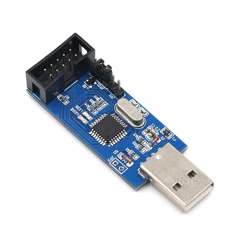 10Pin до 6 Pin плата адаптера+ USBASP USBISP AVR программист USB ATMEGA8 ATMEGA128 ATtiny/CAN/PWM 10Pin модуль провода Arduino