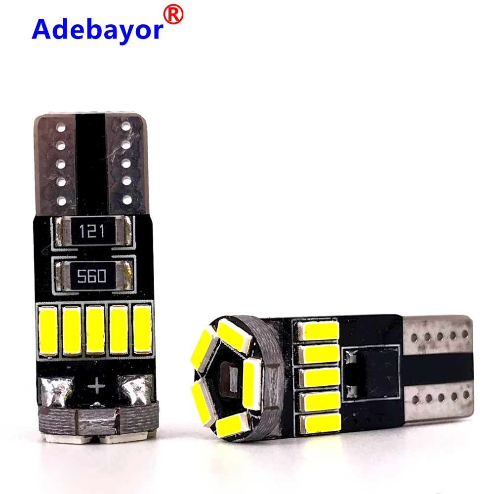 14 шт. T10 W5W 194 4014 SMD СВЕТОДИОДНЫЙ Canbus 15 светодиодный лампы без ошибок автомобильный