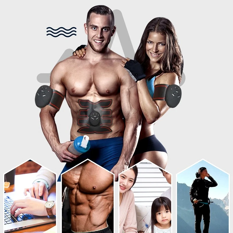 Фитнес массажер тренажер для брюшного пресса стимулятор мышц АБС пластик