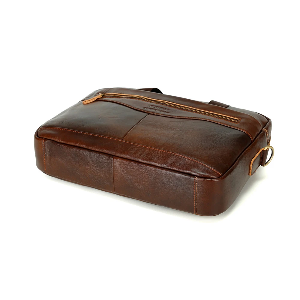 Мужской портфель FONMOR деловая сумка для ноутбука сумка-Кроссбоди из натуральной