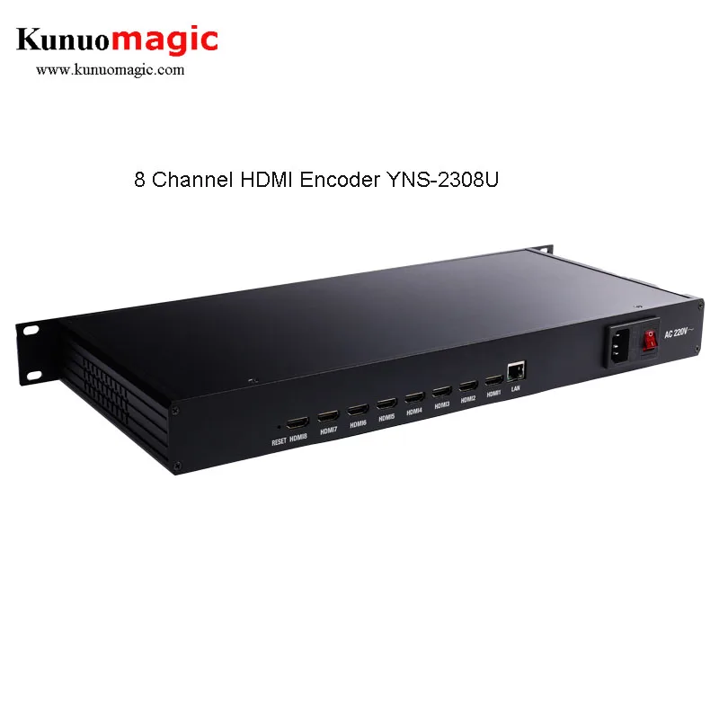 H.264 H.265 Hevc 8 канальный сетевой видеорегистратор совместимому с HDMI видео кодек