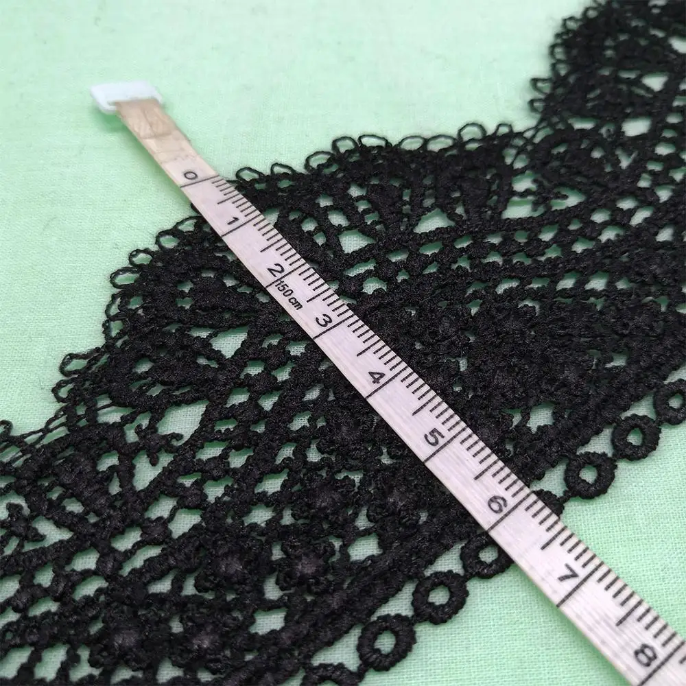 7 см Черно белые кружевные водорастворимые фабричные прямые кружева|Кружево| |