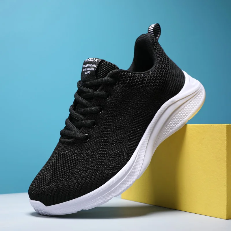 

Women Casual Shoes Fashion Breathable Walking Mesh Flat Shoes Sneakers Women 2020 Gym Vulcanized Shoes White Female Footwear