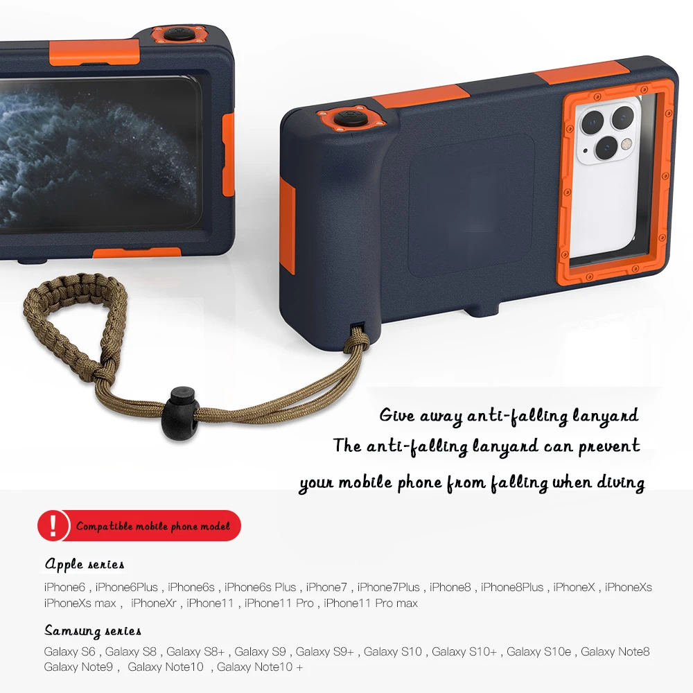 Универсальный Водонепроницаемый Чехол для камеры дайвинга до 15 м мобильный