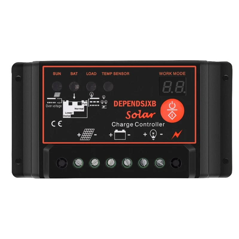 

18V 20W Solar Panel Power System + 12V/24V Digital Controller + 1000W Inverter Kit for Energy Saving Generation