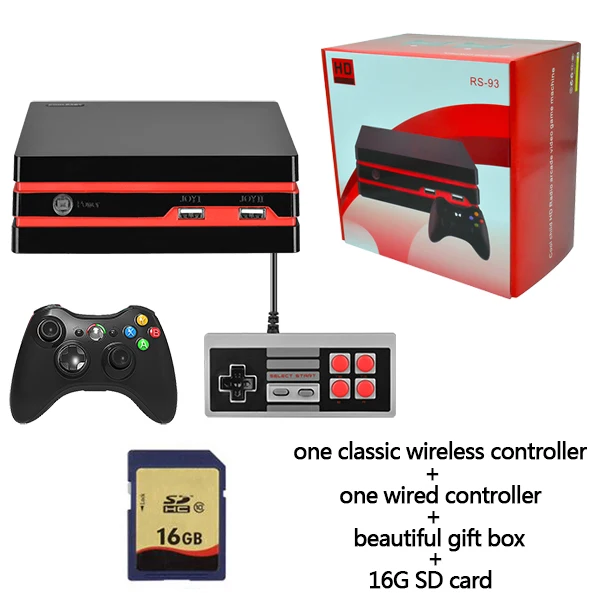 1 wireless-box-card Coolbaby самый, HDMI/AV видео игровой консоли 64 бит Поддержка 4K Выход Ретро 600 классический Семья видеоигры чехол для телефона в виде ретро-игровой консоли - Цвет: 1 wireless-box-card