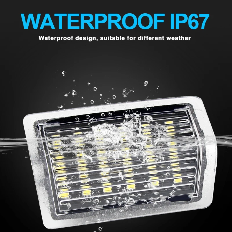 2 шт. светодиодные автомобильные стопорные дверные фонари для Mercedes Benz A B C E ML GLE GL GLS