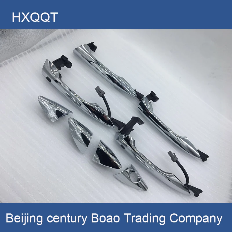 Хромированная Крышка для ручки двери смарт ключа 8EA 1 комплект Elantra 2011 2015 OEM 826513X210