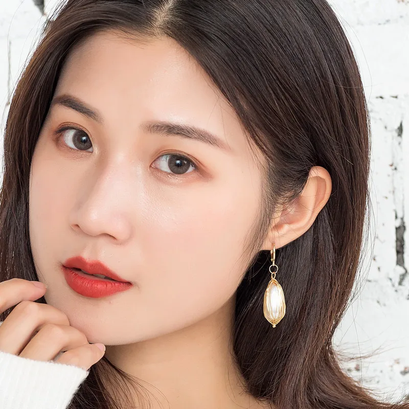 Корейская версия Dongdaemun pop жемчужные проволочные окантовки новые пятиконечные