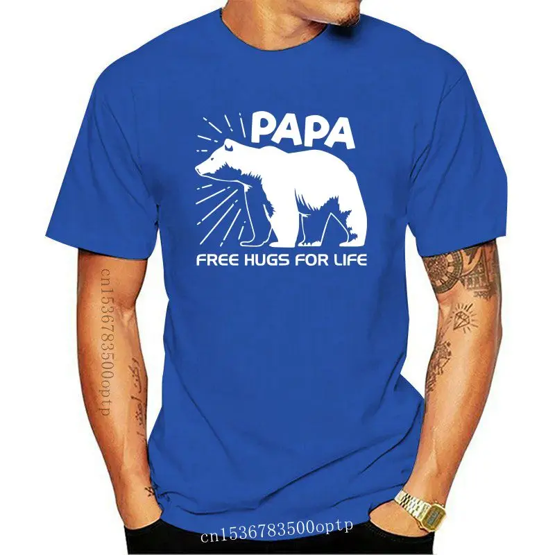 

Летняя модная футболка с надписью «Papa Bear Free» в стиле хип-хоп, 2021