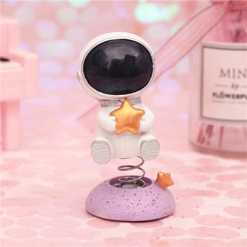 without led Ночной светильник LEDIARY Animal Astronaut, собака, кошка, медведь, украшения, светильник для животных, настольная лампа, теплый белый декор из смолы, светильник ing - Испускаемый цвет: without led