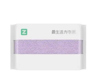 Xiaomi ZSH домашний текстиль сильный водопоглощающий хлопок для мытья сухих волос мягкое полотенце s утолщение полотенце для лица - Цвет: purple