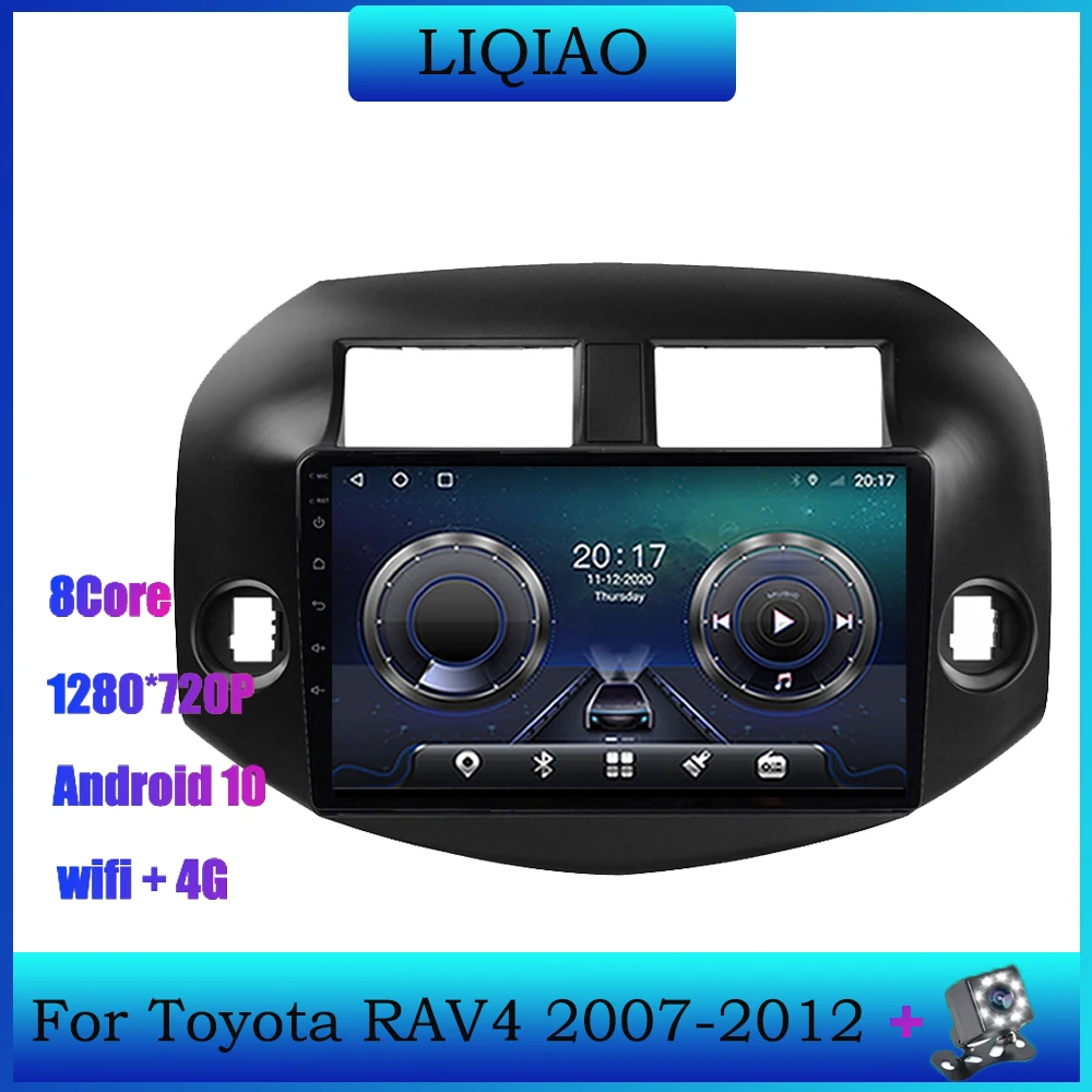 

Автомагнитола 2 din для Toyota RAV4 3 XA30 2007-2012, мультимедийный проигрыватель для автомобиля, DVD, видеоплеер, навигация, стерео, GPS