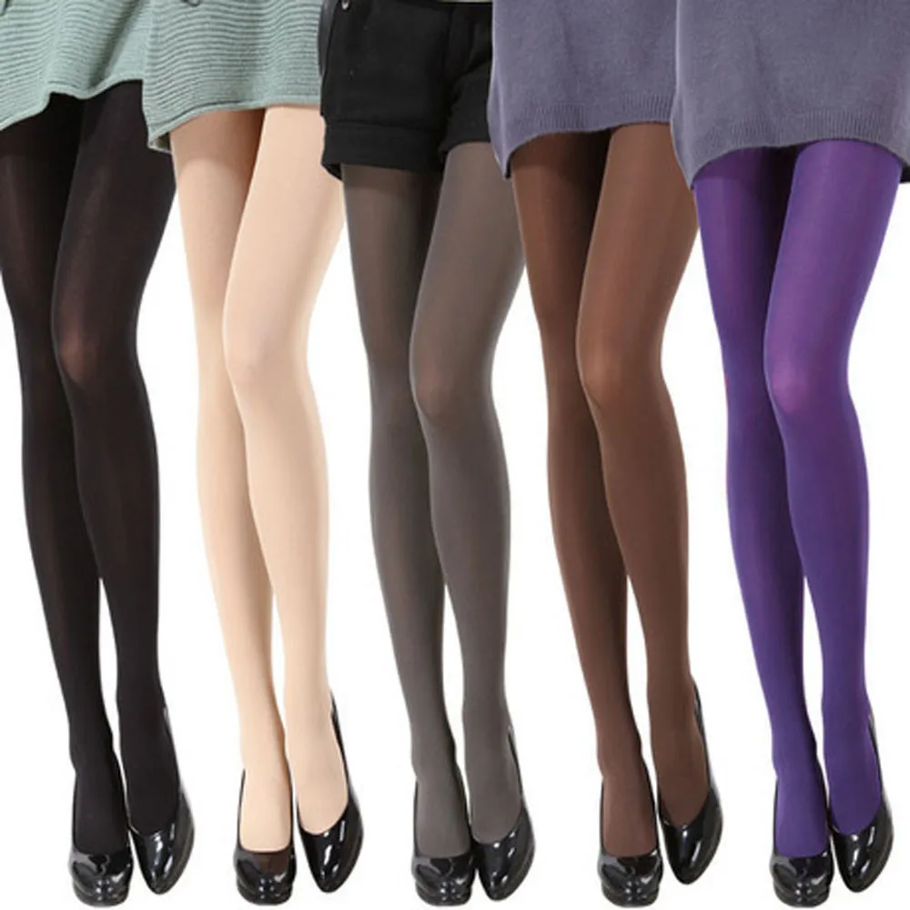 Collant femme, женские осенние Непрозрачные колготки, яркие однотонные леггинсы, колготки, топтые женские колготки# J05