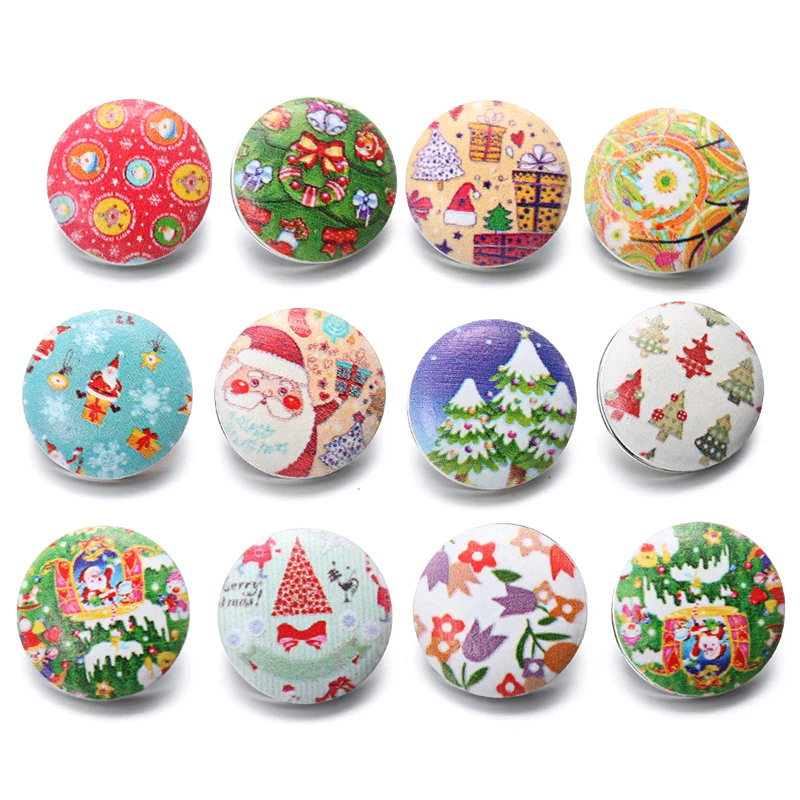 10 шт./лот новые ювелирные изделия на кнопках круглые полимерные цветы кнопки 18 мм