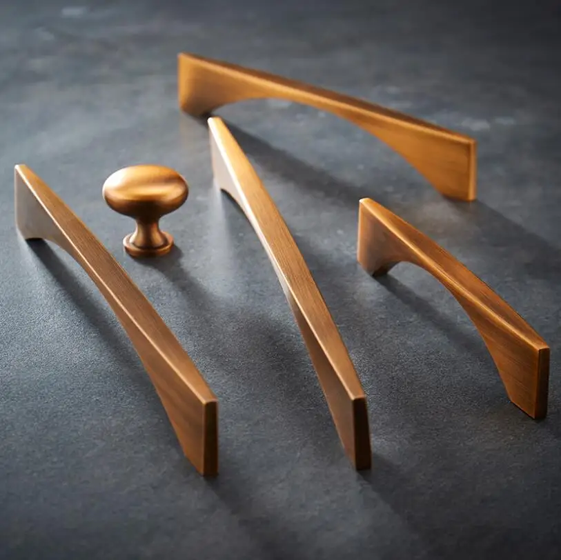 Zinc Alloy Cabinet Handles American style Kitchen Cupboard Door Pulls Drawer Knobs Fashion Furniture Handle Hardware | Обустройство