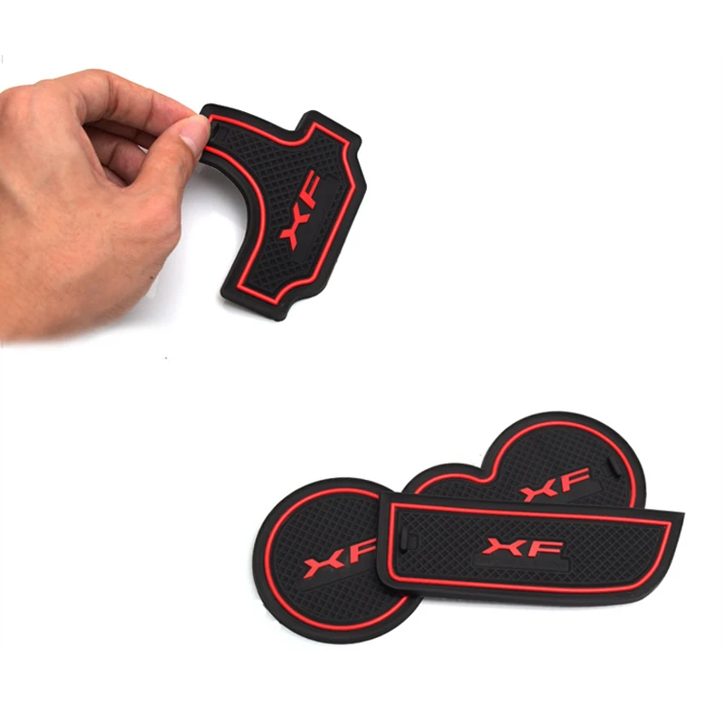 

Door groove mat non slip door slot cup mat For Jaguar XF accessories rubber cup mat door mat cup