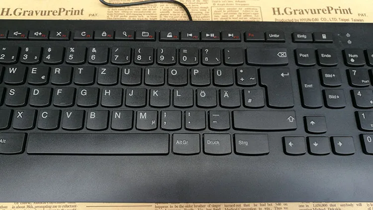 MAORONG TRADING оригинальная немецкая клавиатура QAY QWERTZ для Lenovo настольная USB