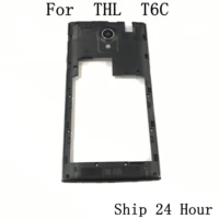 thl t6c used back frame shell case camera glass lens for thl t6c repair fixing part replacement