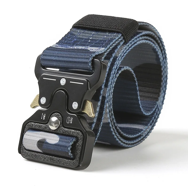 

2021 New Cobra Nylon Belt Functional Tactical Belt Belt Men's Trendy Overalls Canvas Special Force Outdoor Pants Belt