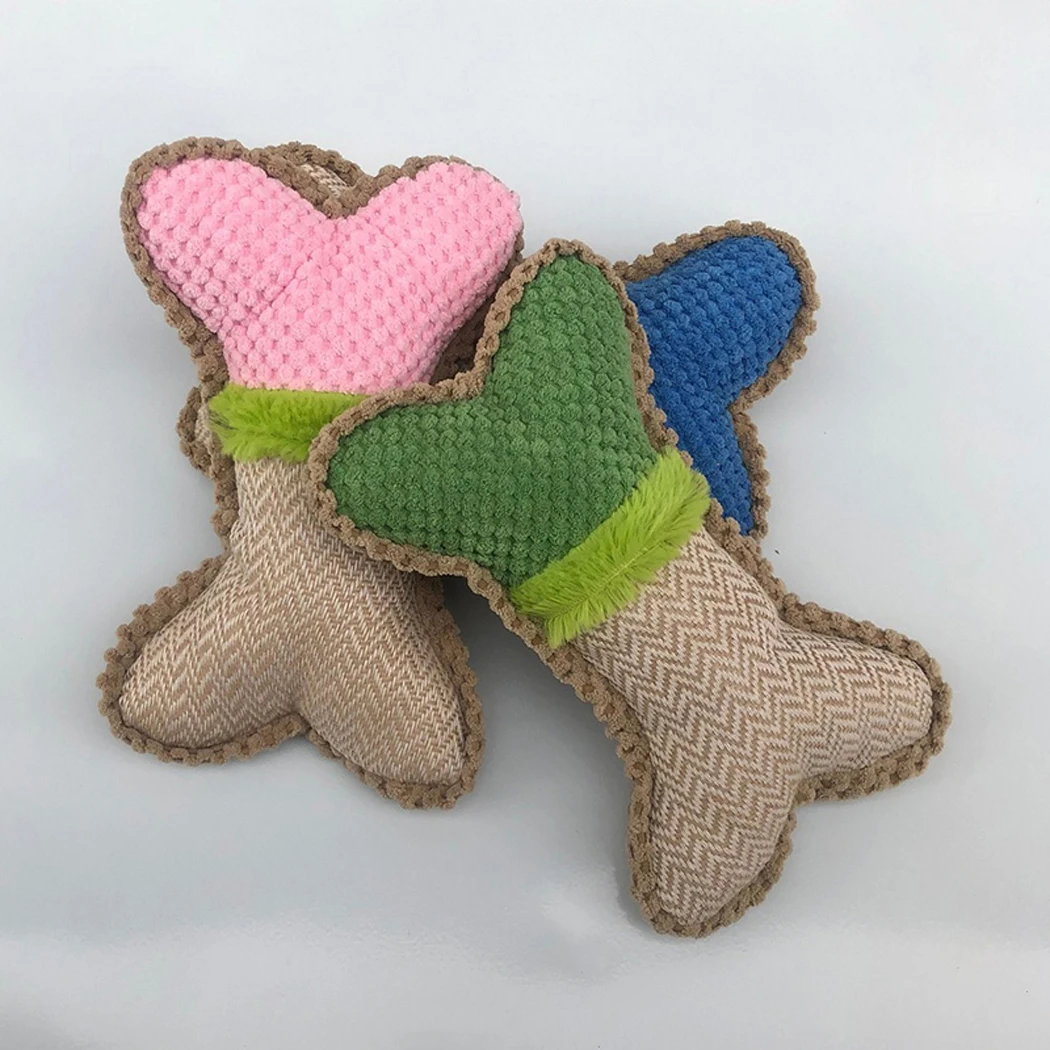 Кость игрушка для собаки в форме виде кости из писк питомца Укус маленьких собак