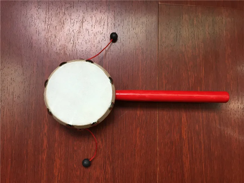 Китайские традиционные детские игрушки барабан-погремушка музыкальный