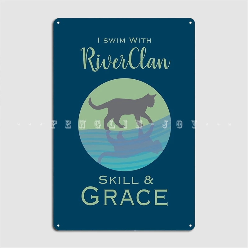 

Riverclan Pride Metal Plaque Poster Club Home Pub Garage Customize Poster Tin Sign Posters