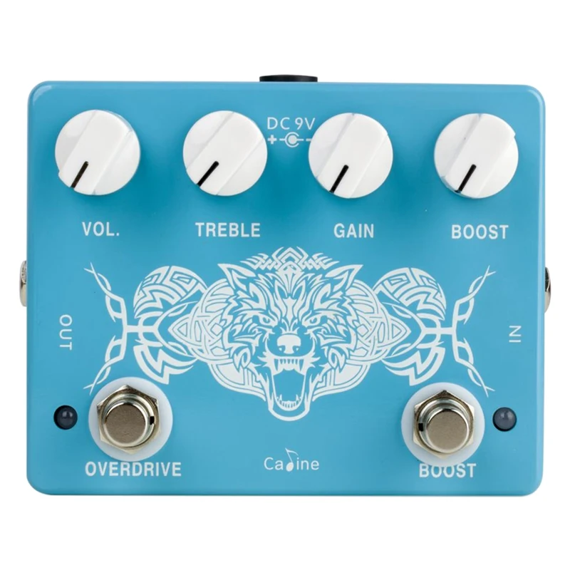 

Caline CP-79 Overdrive Effects Pedal Boost Effect Electric Guitar Effect Pedal True Bypass Wolf Pack