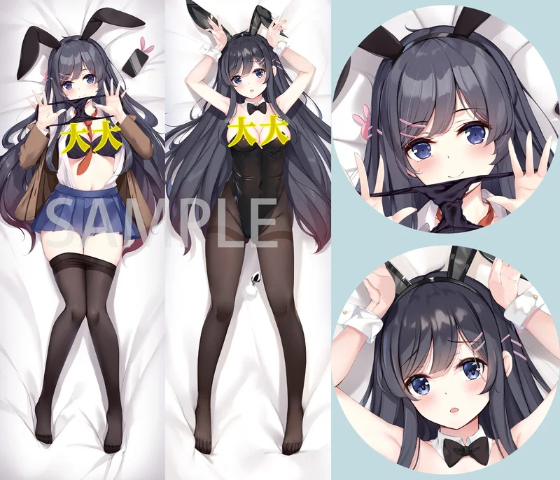 

Seishun Buta Yarou Sakurajima Mai Сексуальная подушка Dakimakura обнимающая Подушка Чехол Otaku постельное белье Наволочка ZTRM