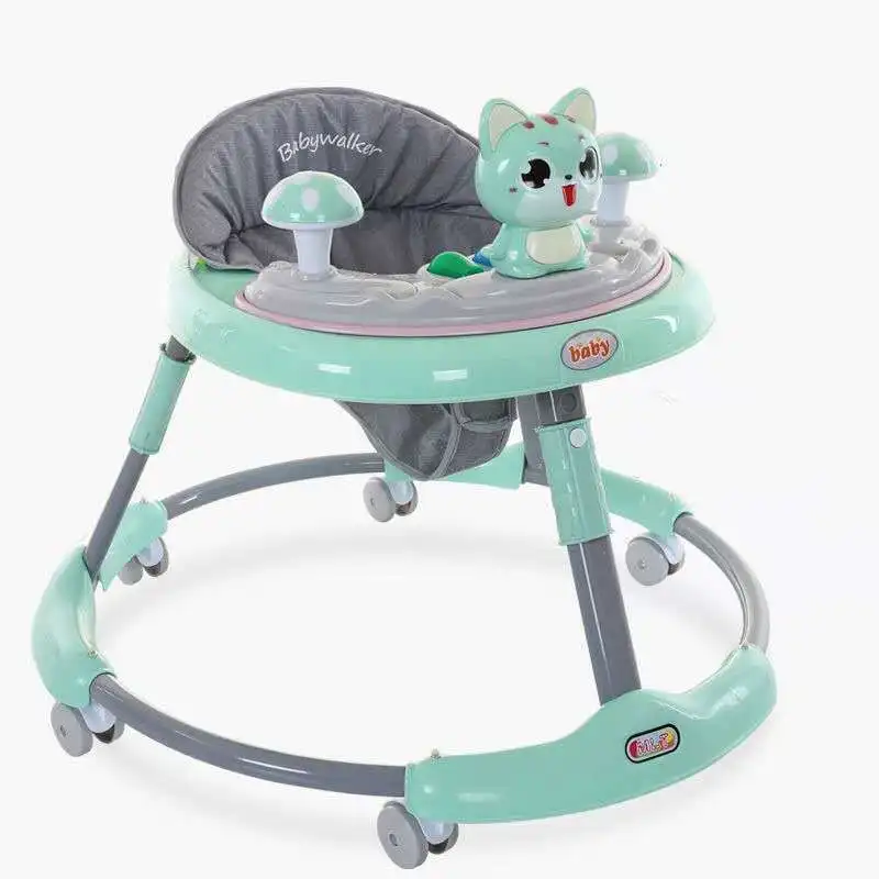 Baby Walker Multifunctional Rollover Prevention for Girls and Boys Music Prevention Walkers  Baby Walker with Wheel