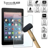 tablet tempered glass screen protector cover for amazon fire 7 7th gen 2017 alexa full coverage anti scratch screen