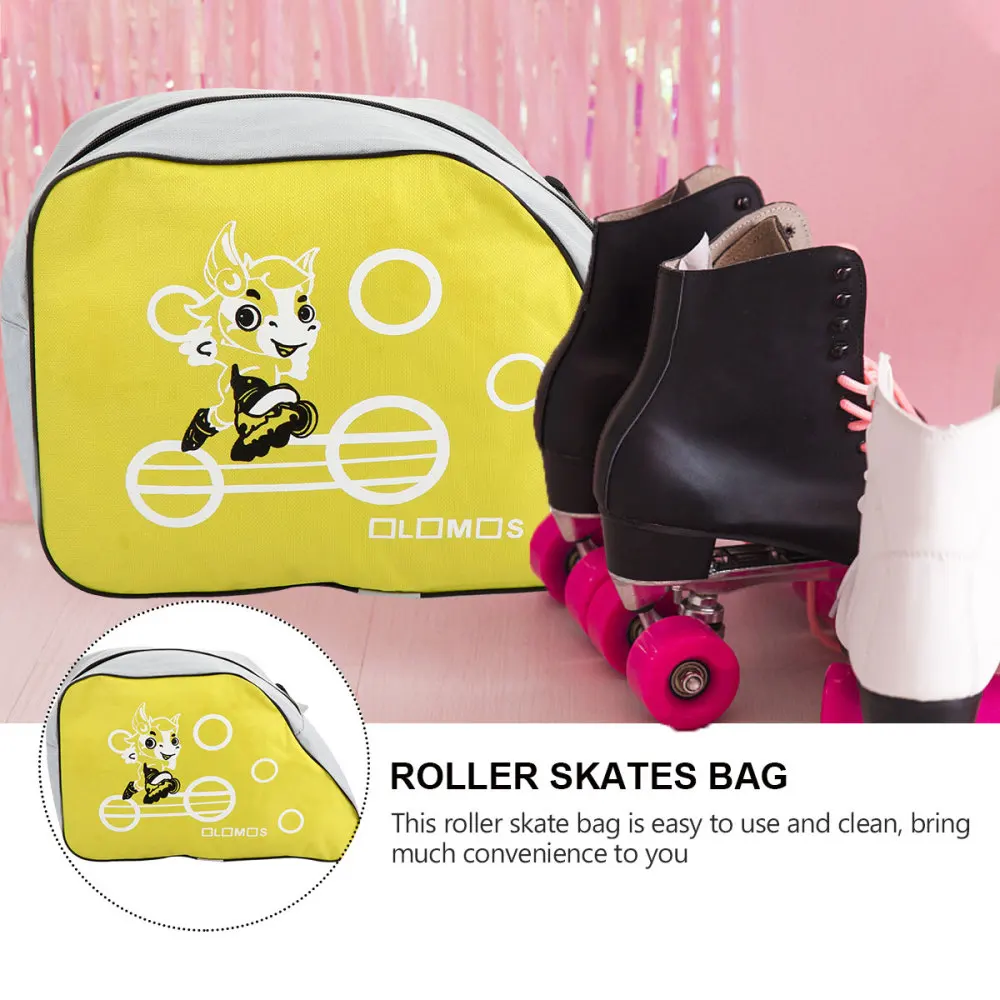 

Convenient Skates Bag Practical Skates Pouch Durable Roller Skates Handbag