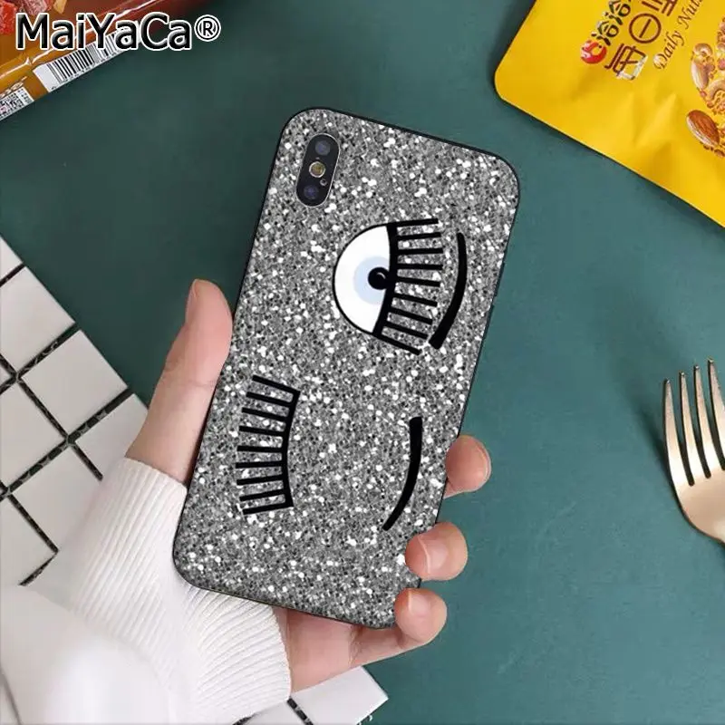 MaiYaCa большие ресницы Coque Shell чехол для телефона Apple iphone 11 pro 8 7 66S Plus X XS MAX 5s SE XR чехлы