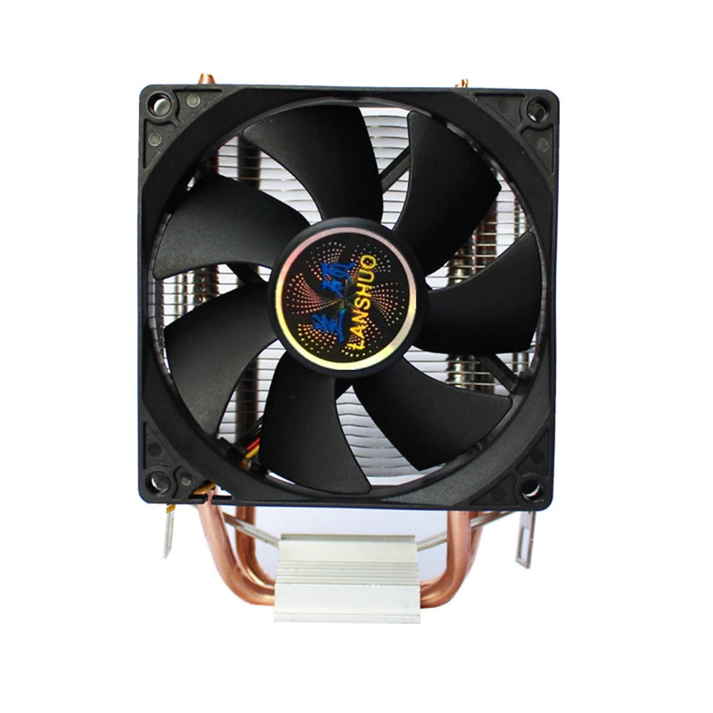 

2 Heatpipes CPU Cooler 90mm Fan Radiator For intel LGA 775 1155 1156 AMD AM3 CPU Cooling fan