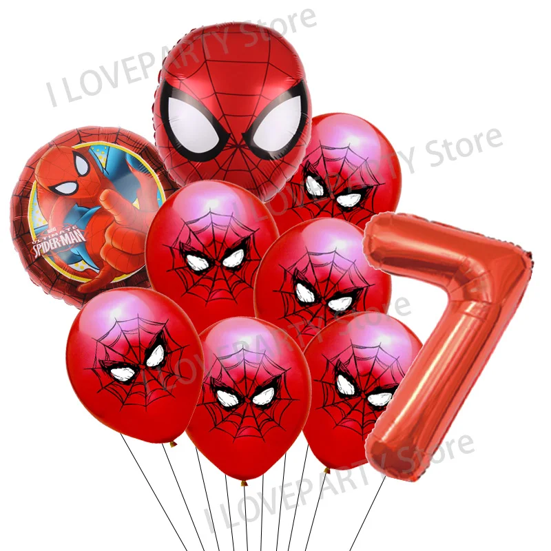 Воздушные шары из фольги Человек-паук 1 комплект | Дом и сад