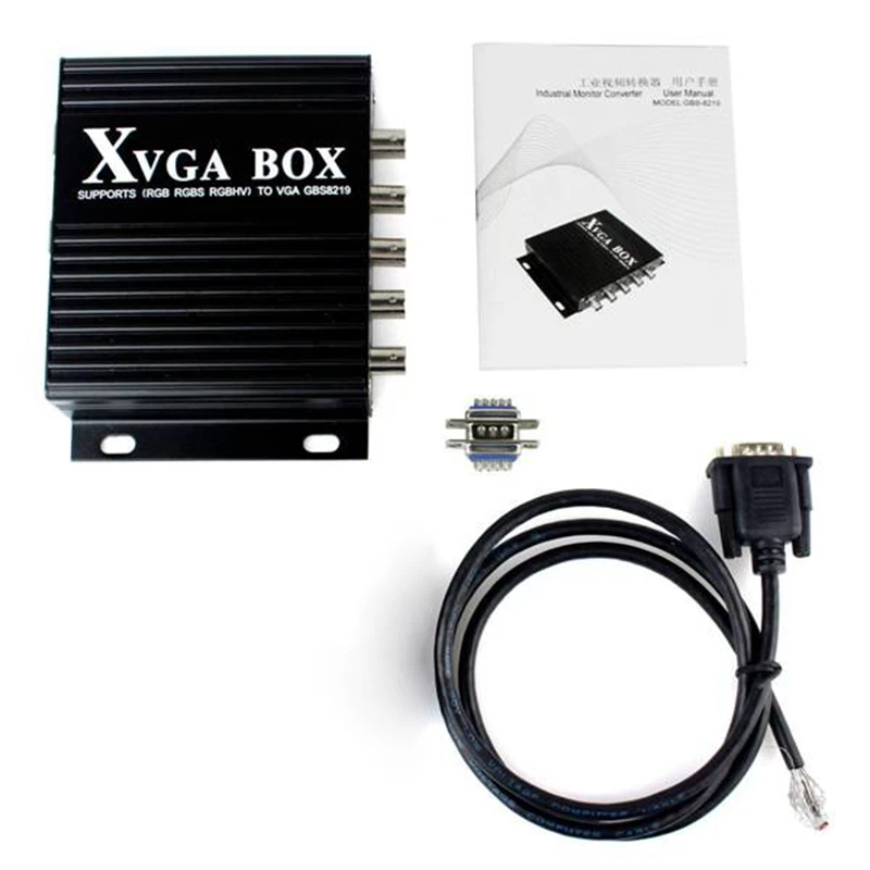 Видеоконвертер GBS 8219 XVGA Box CGA/EGA/RGB/RGBS/RGBHV/VGA заменяет старые промышленные мониторы CRT
