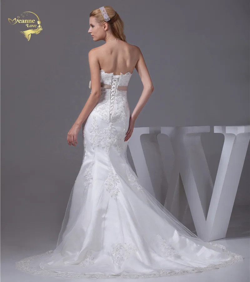 2021 Новое поступление Свадебные платья для девочек Robe De Mariage Тюль Кружева бисерная