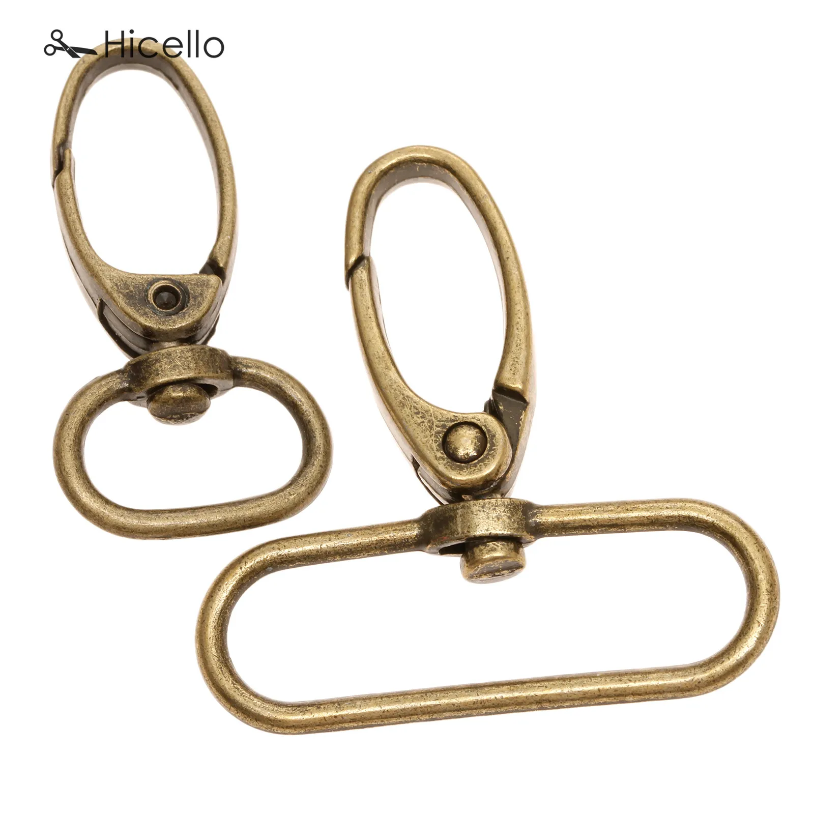 20 шт./компл. Пряжка для сумки защелкивающиеся крючки металлическая вешалка