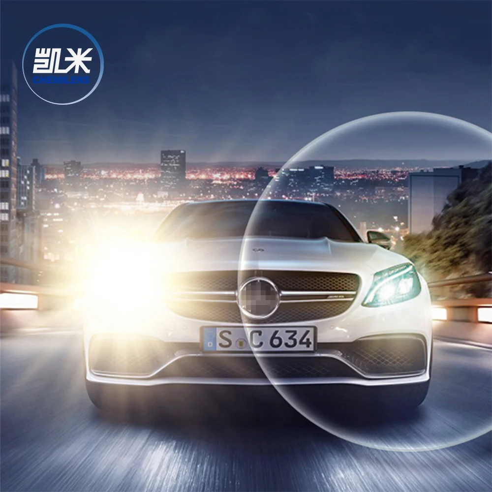 Антибликовые линзы CHEMI X Drive для ночного вождения антиотражающие прозрачные