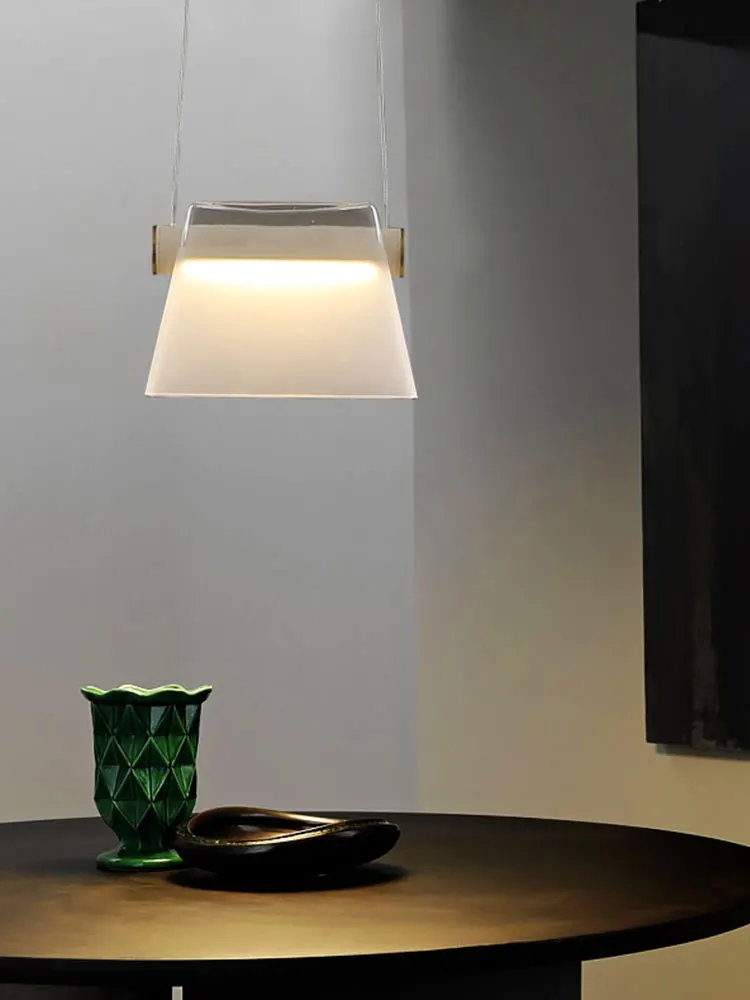 

Modern minimalist creative dining room chandelier light luxury designer study room warm bedroom bedside lamp