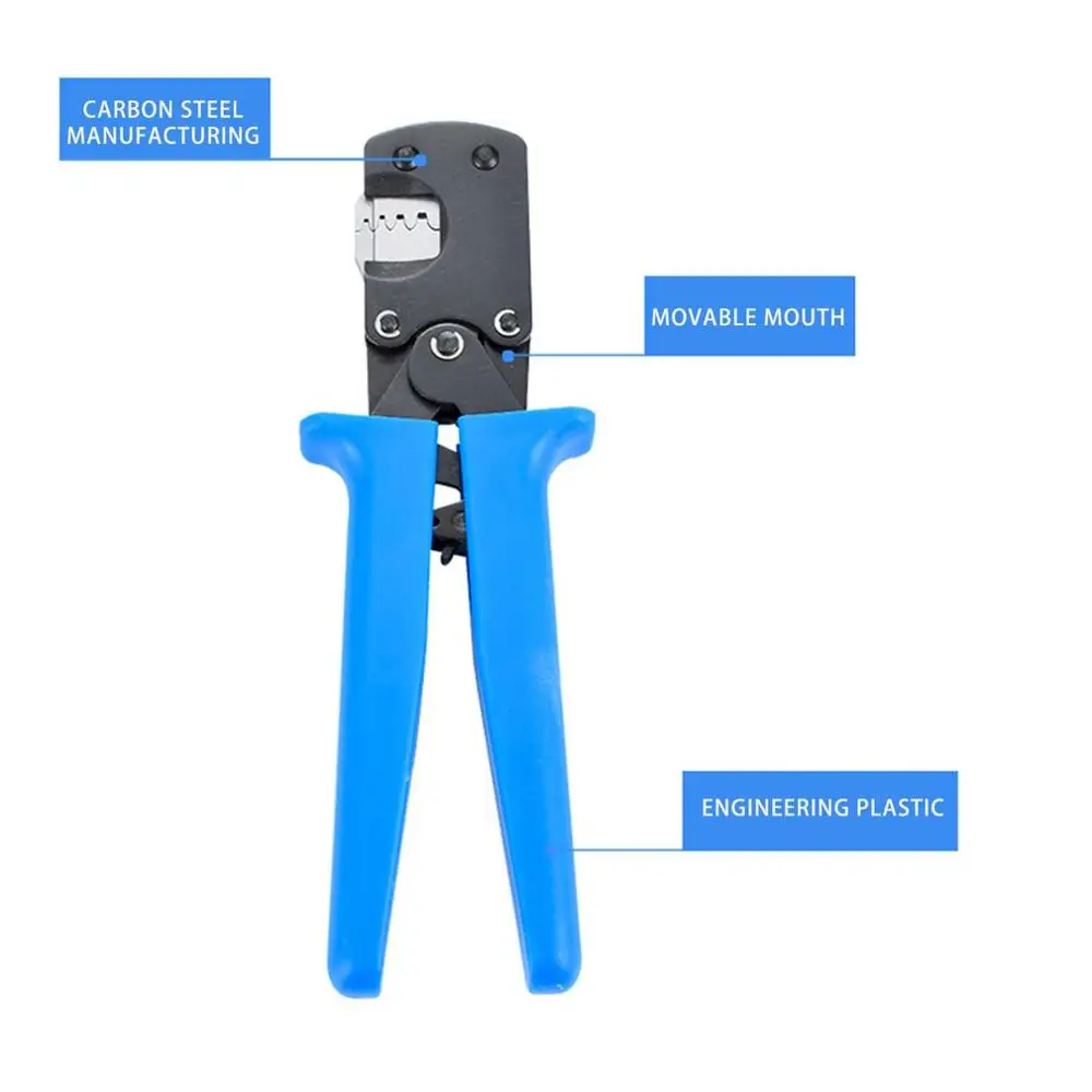 

11YXQ01 Micro Connector Pin Ratchet Crimping Tool 0.03-0.52mm Ratcheting Crimper For Narrow-pitch Connector Pins Crimp Range