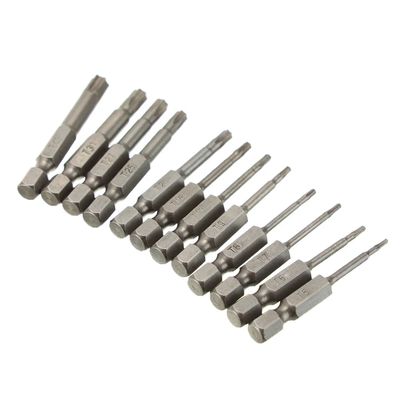 Отвертка сверло диаметром 50 мм 12 шт набор безопасности Набор бит для защиты от