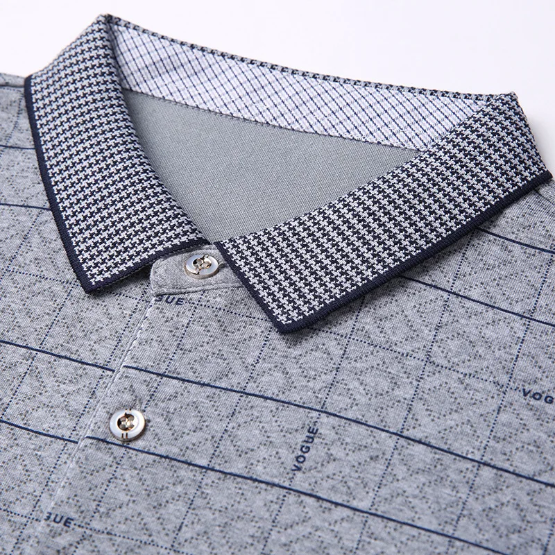 Мужская рубашка-поло в полоску с длинным рукавом размеры до 5XL | одежда