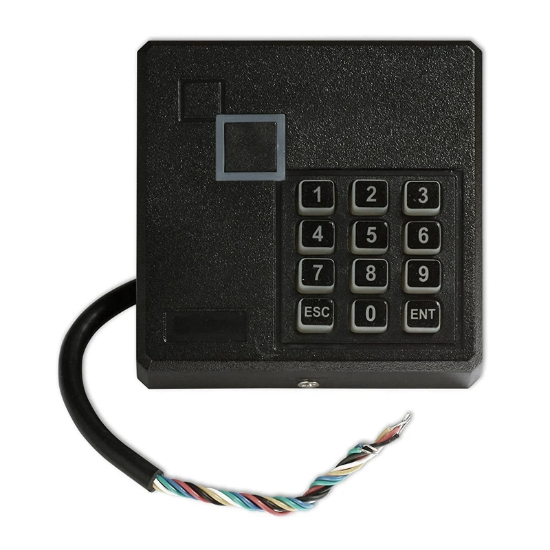 Всепогодный 125 кГц Wiegand 26 26Bit управление доступом клавиатуры Rfid считыватель цвет