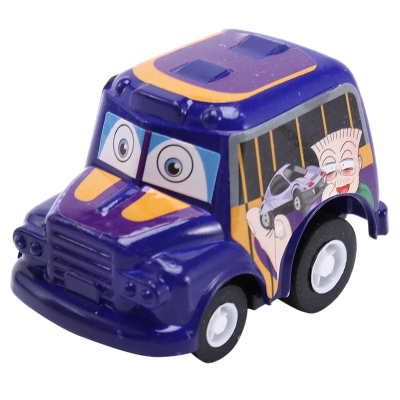 

6Pcs Pull Back Car Toys Car Children Racing Car Baby Mini Cars Cartoon Pull Back Bus Truck Kids Toys For Children Boy Gifts