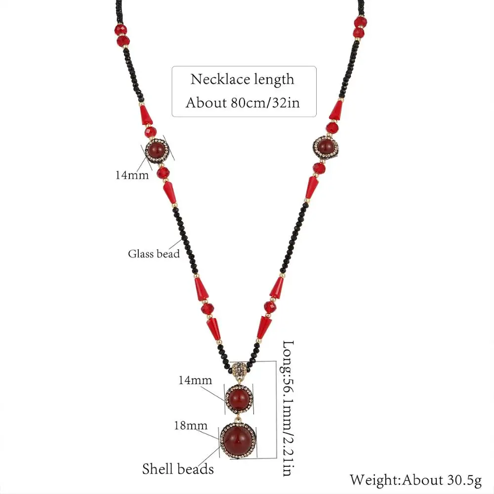 Женская Длинная цепочка на свитер очаровательные украшения ручной работы