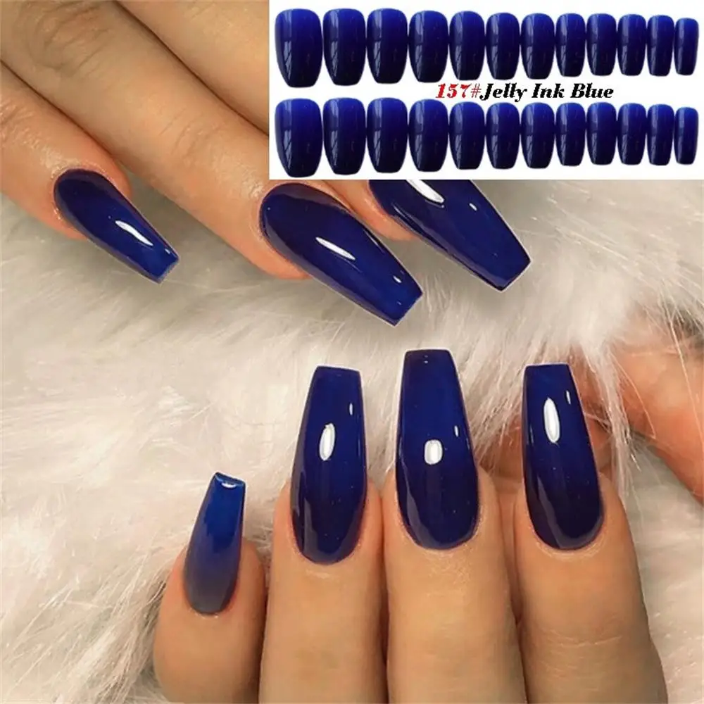 Матовые накладные ногти в форме балерины 24 шт. | Красота и здоровье