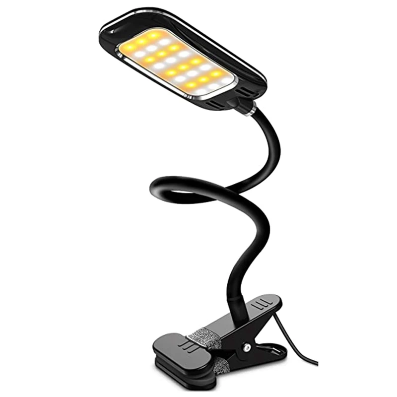 

Светодиодный Настольные лампы, прикроватные лампы, светодиодные настольные лампы для Спальня, зажим, светильник, 3 светильник ing регулируем...