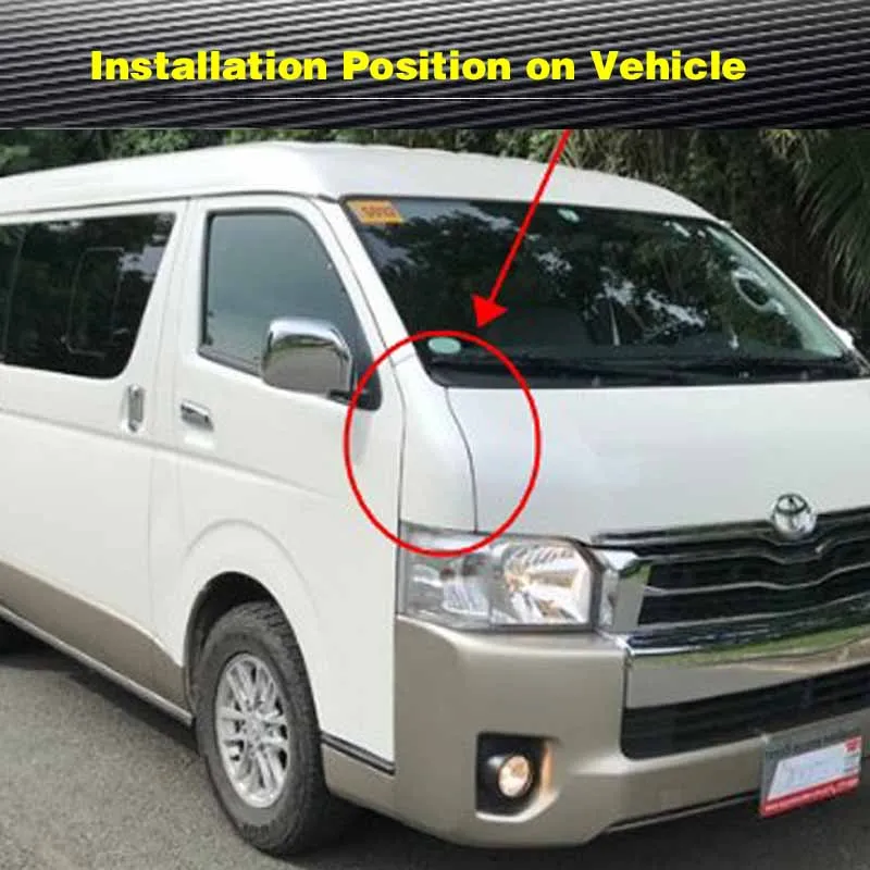 Для HIACE 200 углеродное волокно передний лист декоративная пластина крышка